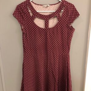 American Eagle keyhole neck dress